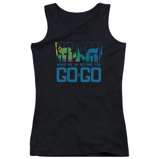 Wham! Wake Me Up Before You Go Go Womens Tank Top Shirt Black