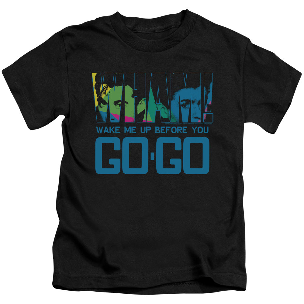 Wham! Wake Me Up Before You Go Go Juvenile Kids Youth T Shirt Black