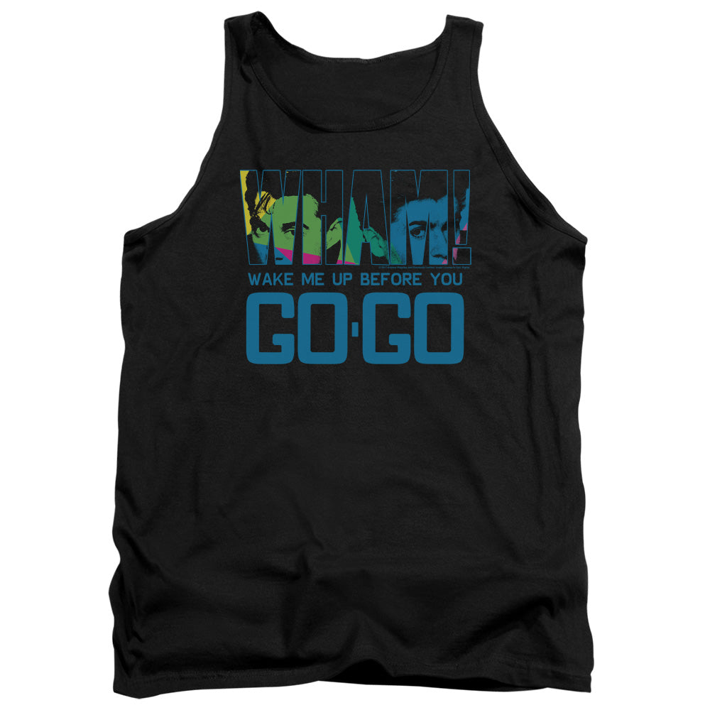 Wham! Wake Me Up Before You Go Go Mens Tank Top Shirt Black