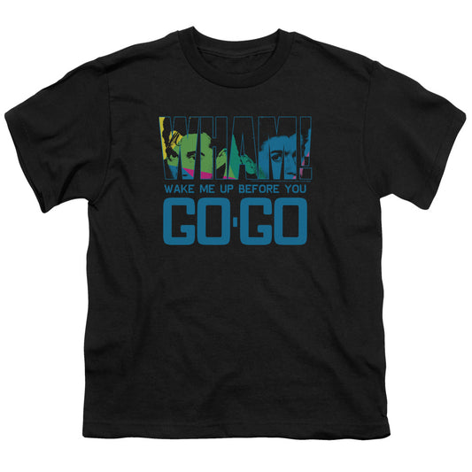 Wham! Wake Me Up Before You Go Go Kids Youth T Shirt Black