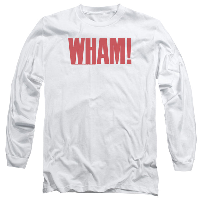 Wham! Logo Mens Long Sleeve Shirt White