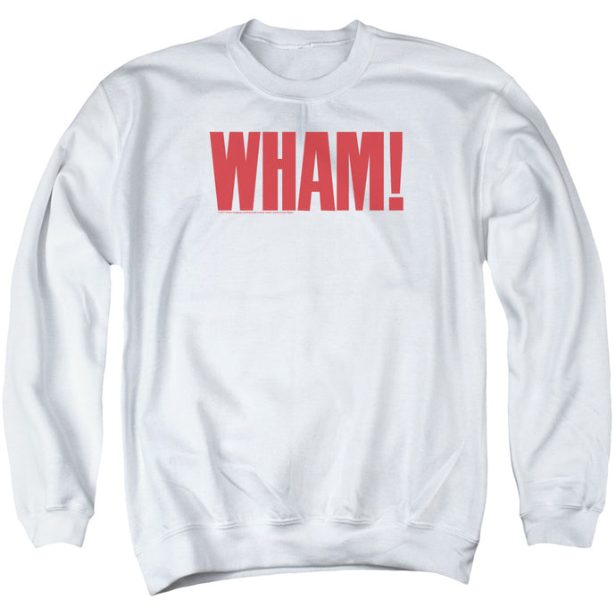 Wham! Logo Mens Crewneck Sweatshirt White