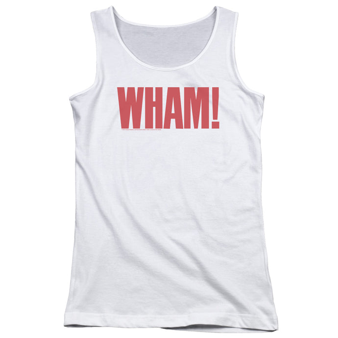 Wham! Logo Womens Tank Top Shirt White