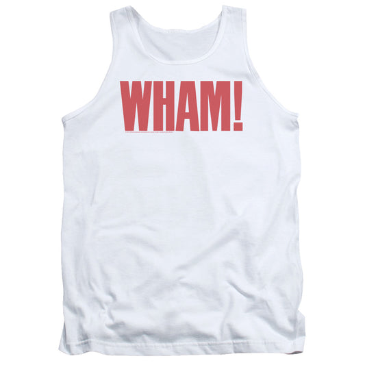 Wham! Logo Mens Tank Top Shirt White