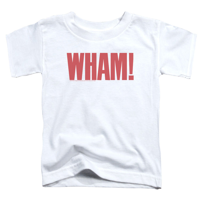 Wham! Logo Toddler Kids Youth T Shirt White