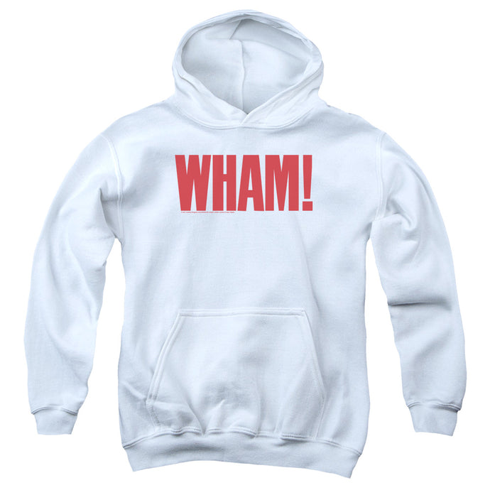Wham! Logo Kids Youth Hoodie White