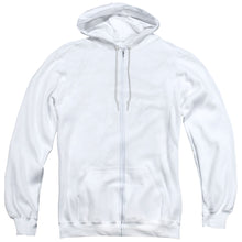 Load image into Gallery viewer, Wham! Logo Back Print Zipper Mens Hoodie White
