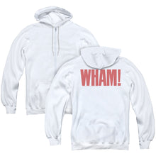 Load image into Gallery viewer, Wham! Logo Back Print Zipper Mens Hoodie White