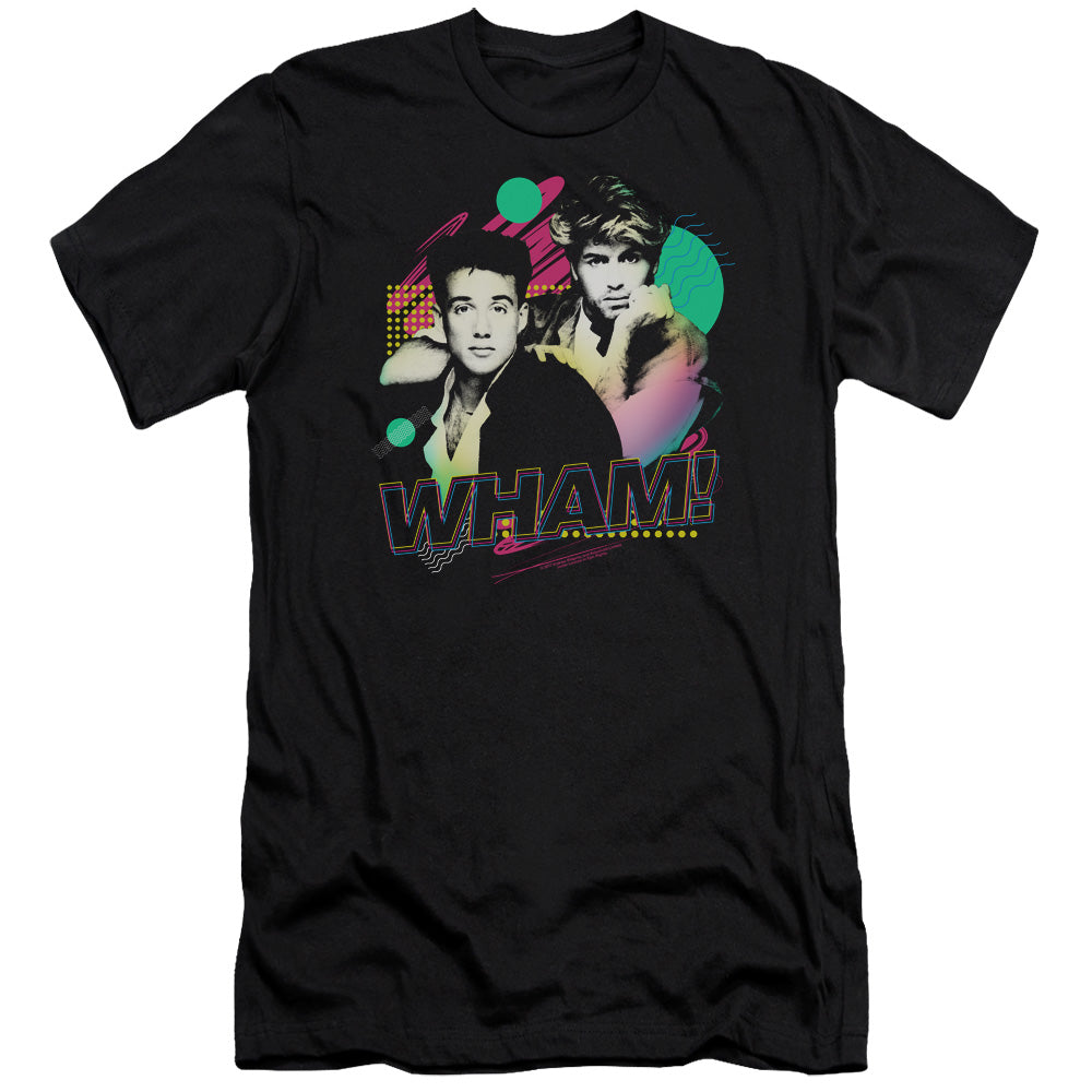 Wham! The Edge Of Heaven Premium Bella Canvas Slim Fit Mens T Shirt Black