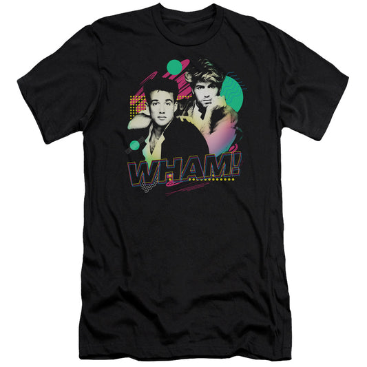 Wham! The Edge Of Heaven Premium Bella Canvas Slim Fit Mens T Shirt Black