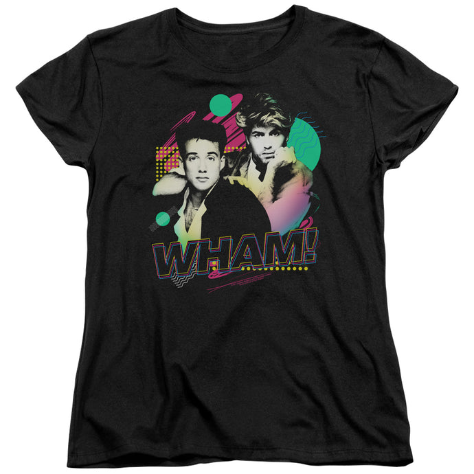 Wham! The Edge Of Heaven Womens T Shirt Black