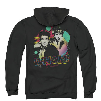 Wham! The Edge Of Heaven Back Print Zipper Mens Hoodie Black