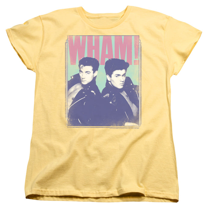 Wham! Fantastic Wham Womens T Shirt Yellow
