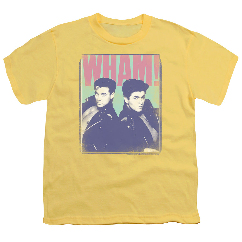 Wham! Fantastic Wham Kids Youth T Shirt Yellow