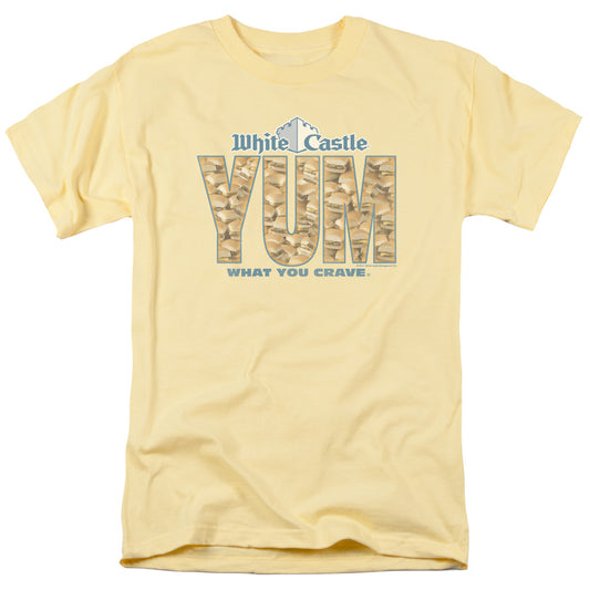 White Castle Yum Mens T Shirt Banana