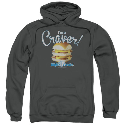 White Castle Craver Mens Hoodie Charcoal