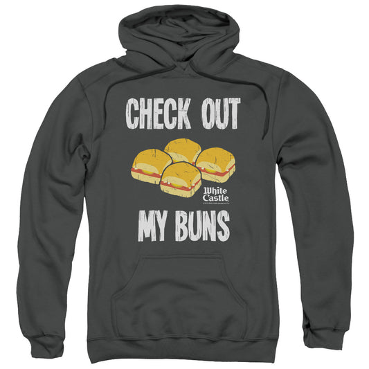 White Castle My Buns Mens Hoodie Charcoal