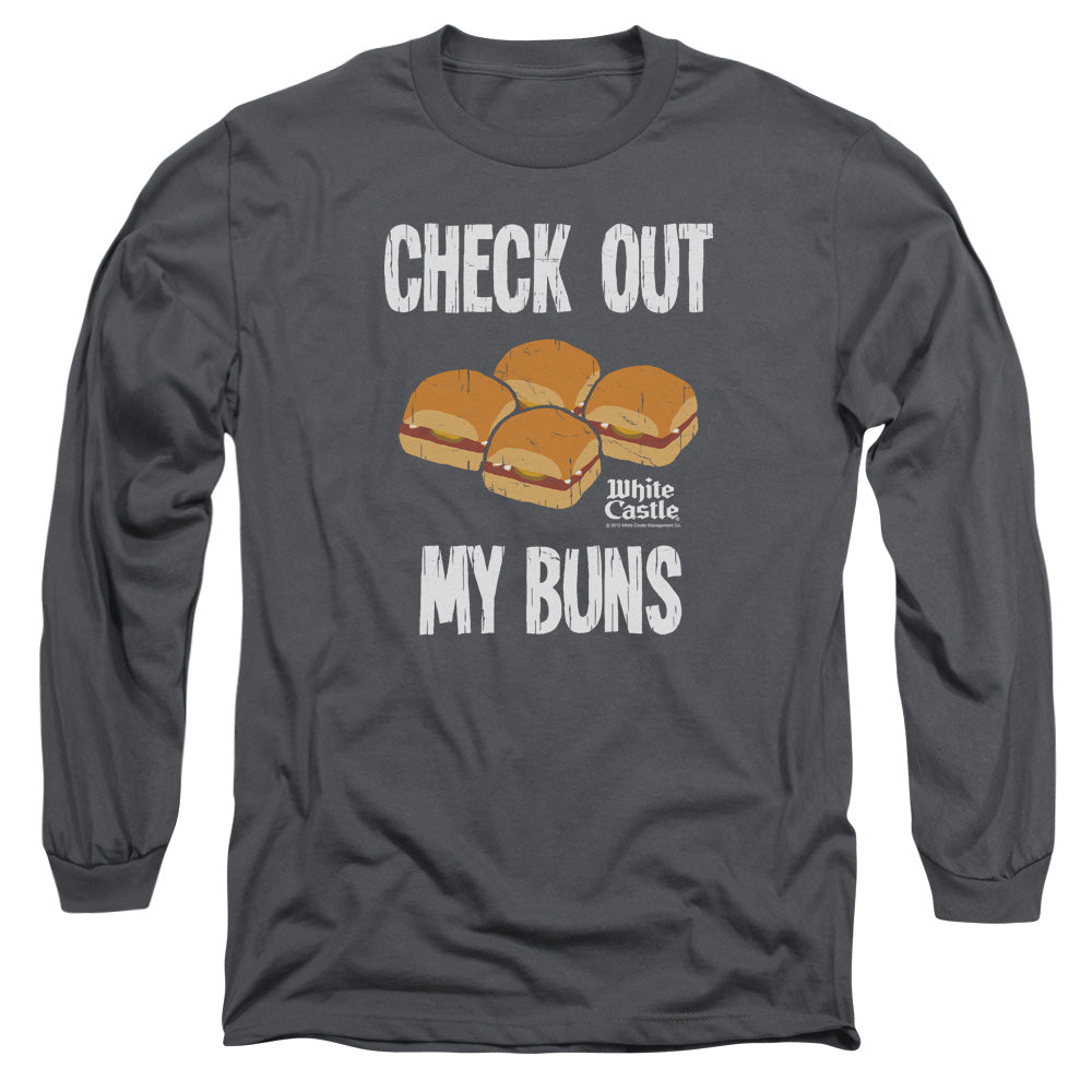 White Castle My Bunens Long Sleeve Shirt Charcoal