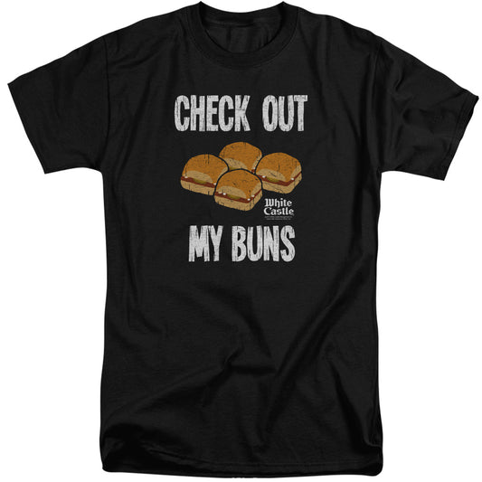 White Castle My Buns Mens Tall T Shirt Black