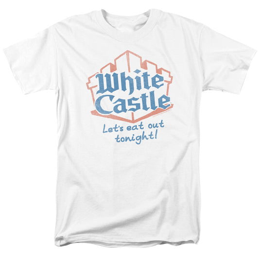 White Castle Lets Eat Mens T Shirt White