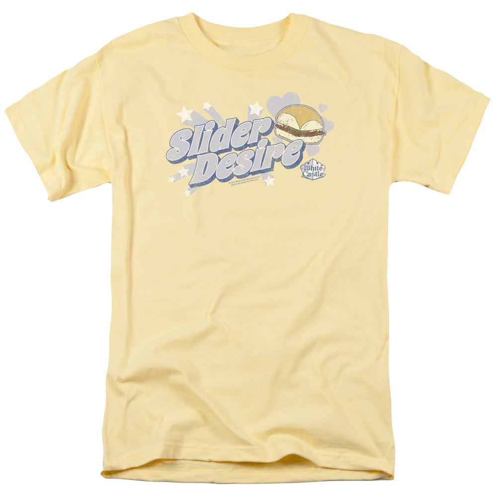 White Castle Slider Desire Mens T Shirt Banana