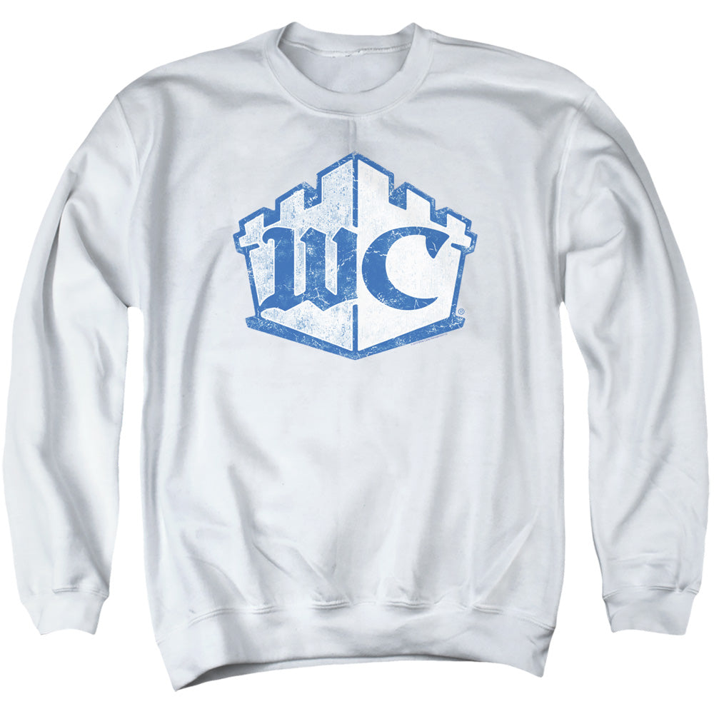 White Castle Monogram Mens Crewneck Sweatshirt White