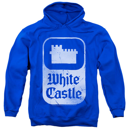 White Castle Classic Logo Mens Hoodie Royal Blue