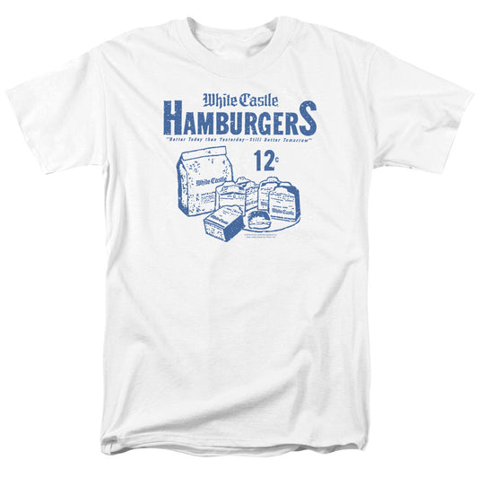 White Castle 12 Cents Mens T Shirt White