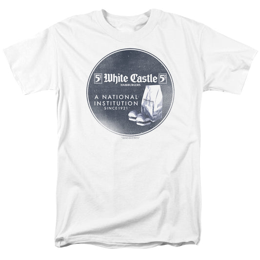 White Castle National Institution Mens T Shirt White