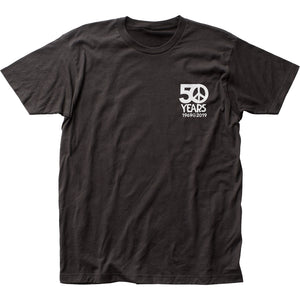 Woodstock 50 Years Mens T Shirt Black