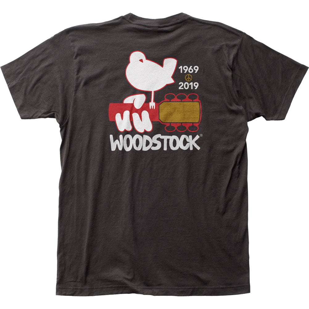 Woodstock 50 Years Mens T Shirt Black