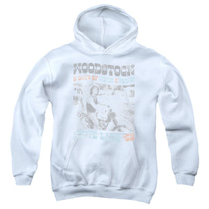 Woodstock Rider Kids Youth Hoodie White