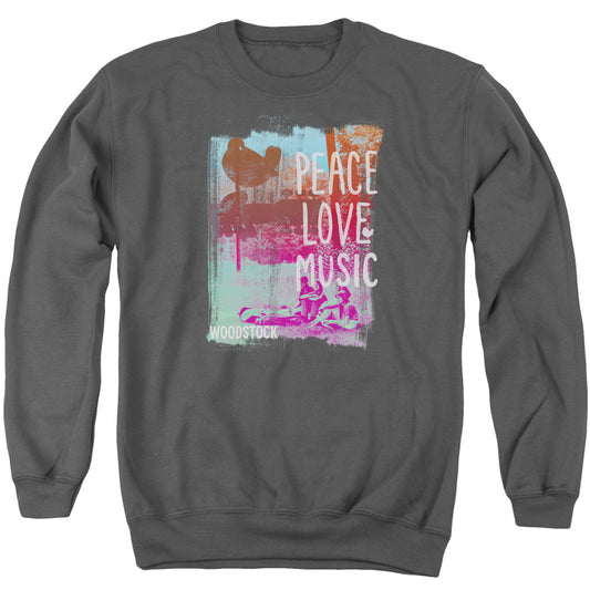 Woodstock PLM Mens Crewneck Sweatshirt Charcoal