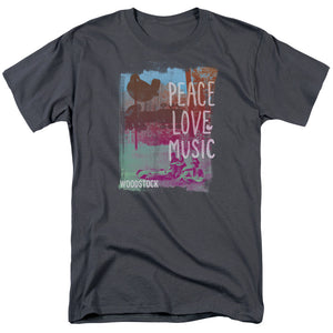 Woodstock PLM Mens T Shirt Charcoal