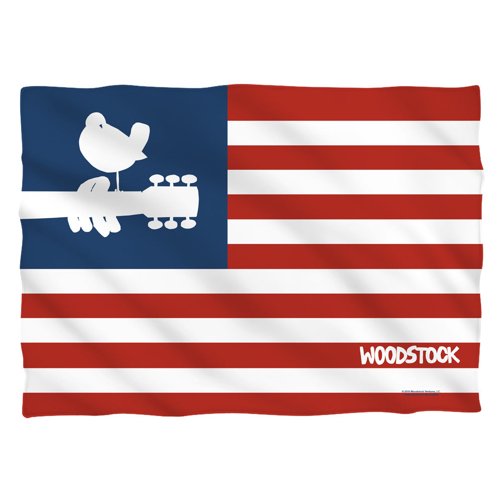 Woodstock Flag Pillow Case