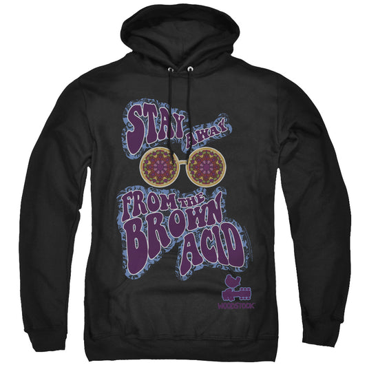 Woodstock The Brown Acid Mens Hoodie Black