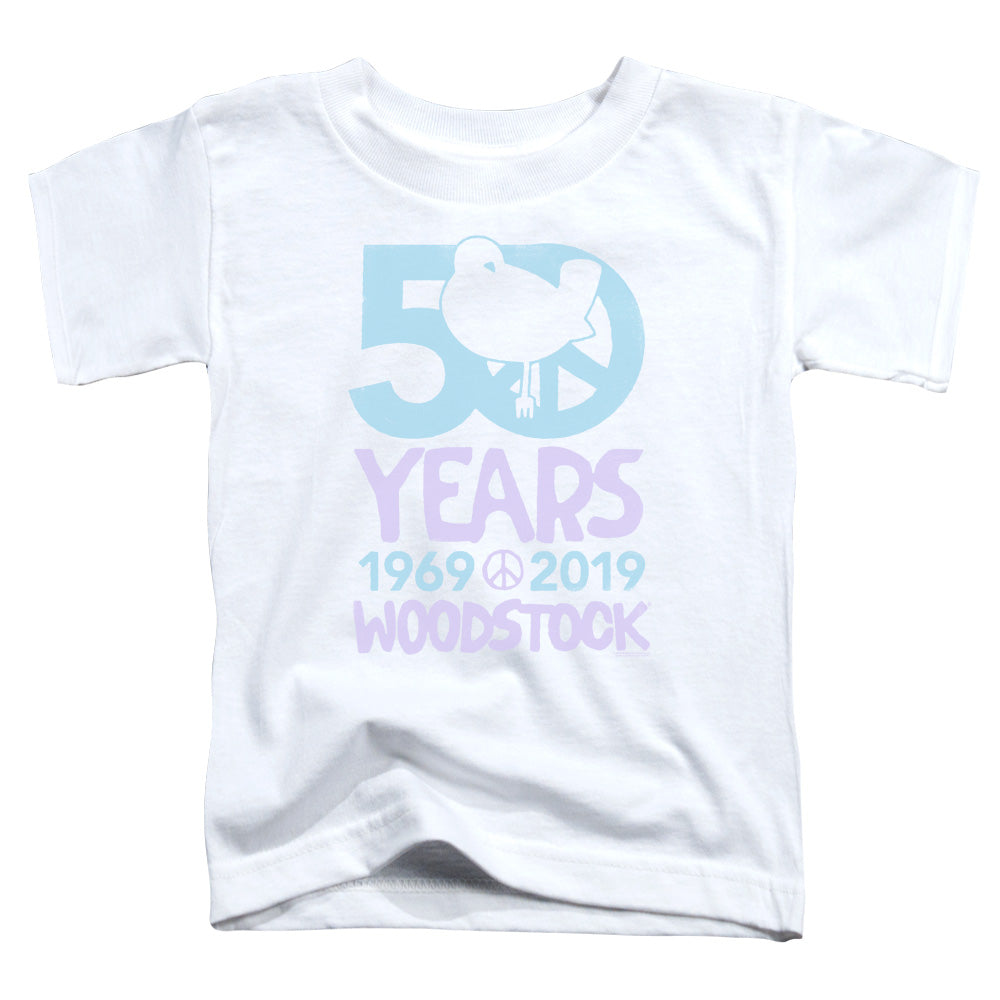 Woodstock 50 Simple Toddler Kids Youth T Shirt White