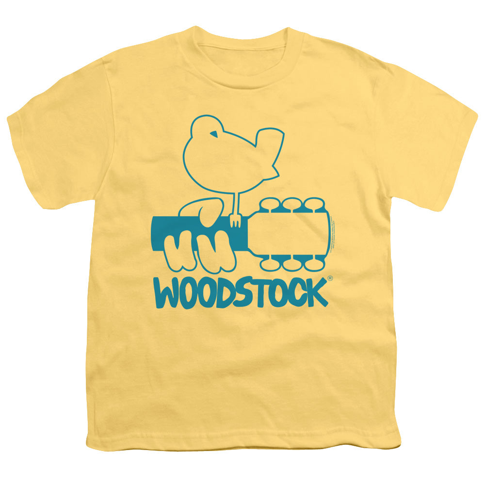 Woodstock Dove Fill Kids Youth T Shirt Yellow
