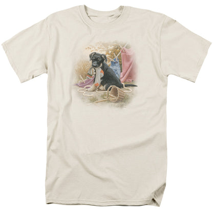 Wildlife Hanging Out Mens T Shirt Cream Officially Licensed