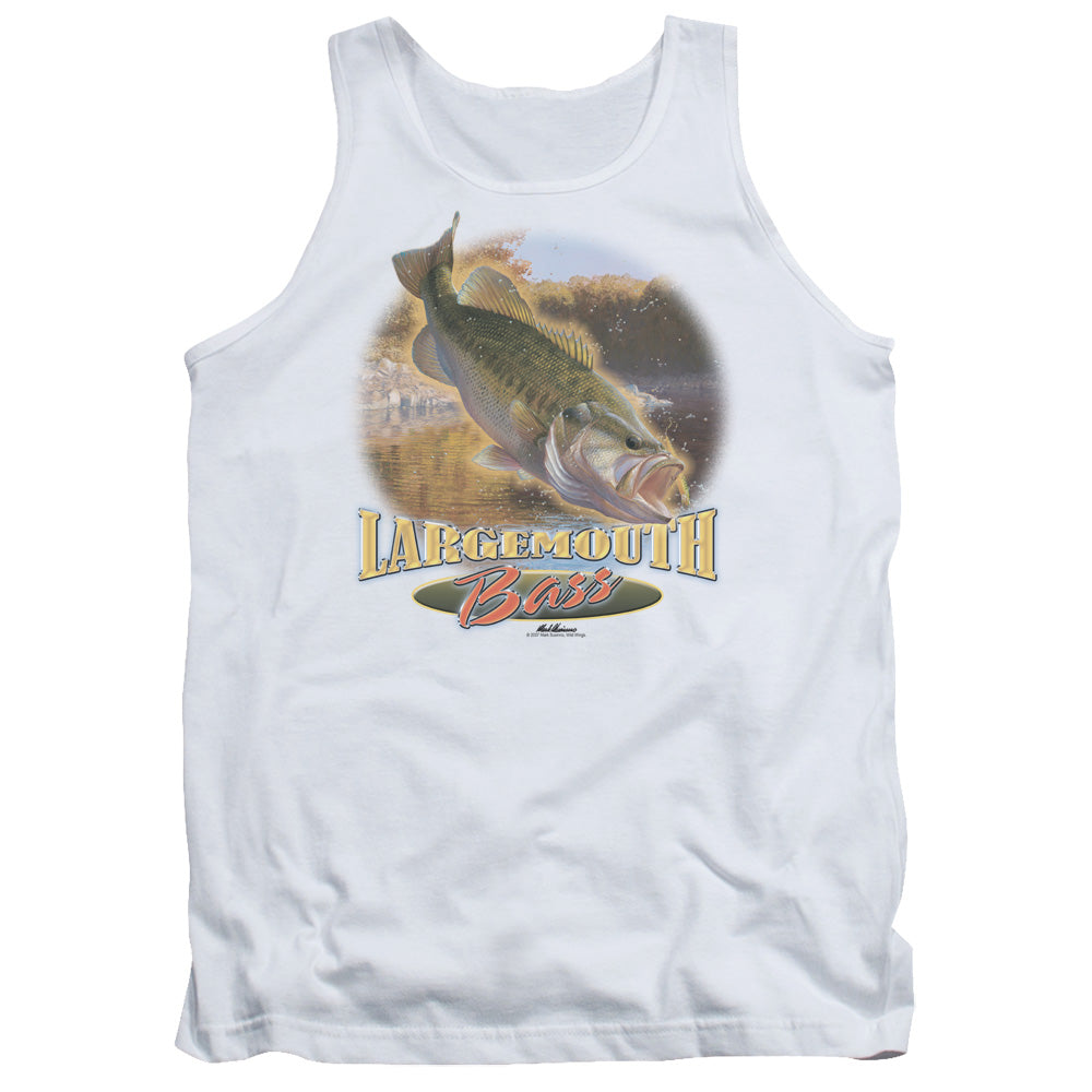 Wildlife Cartwheeling Mens Tank Top Shirt White