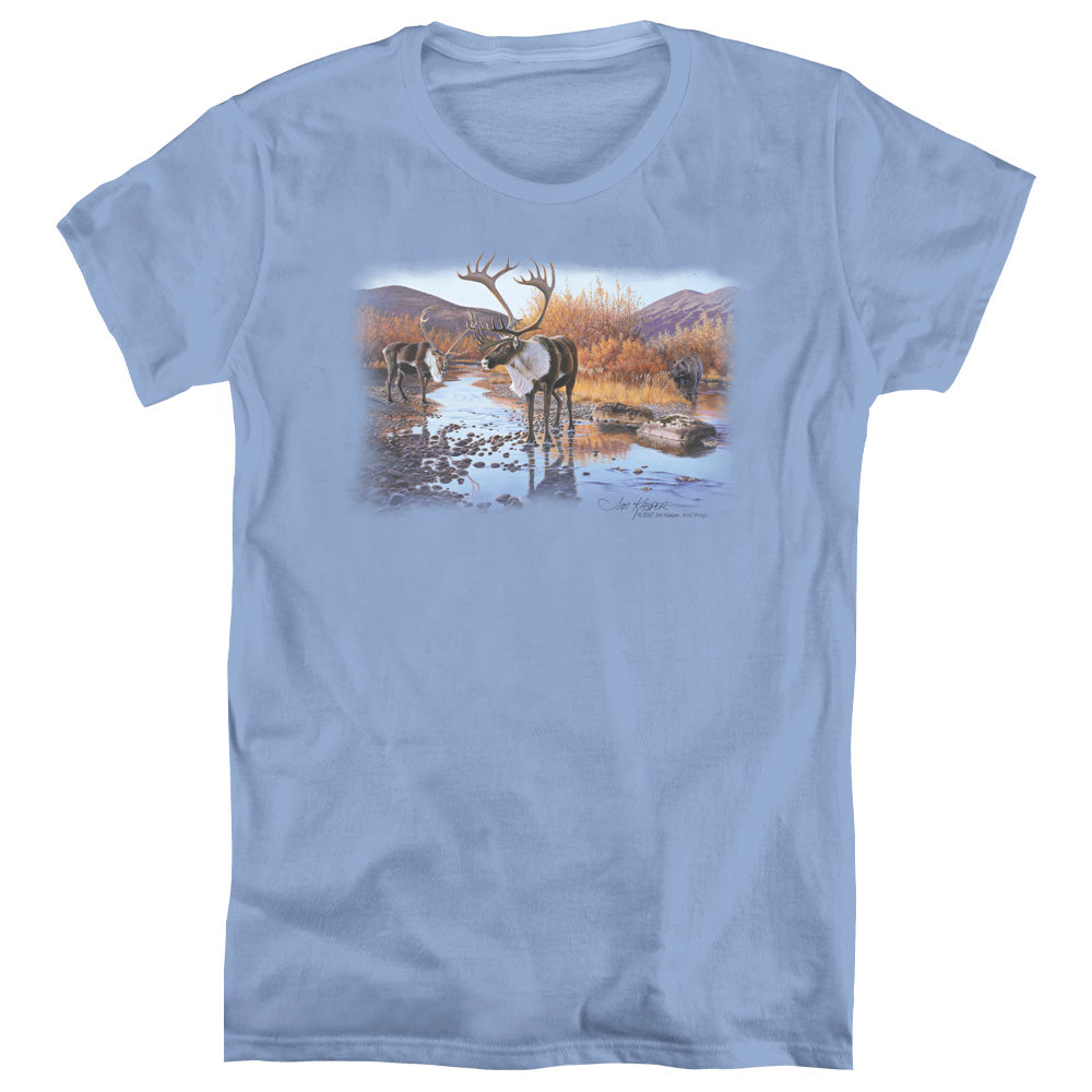 Wildlife Accidental Ambush Womens T Shirt Carolina Blue
