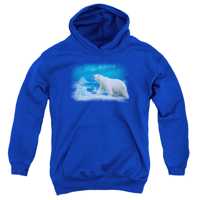 Wildlife Nomad Of The North Kids Youth Hoodie Royal