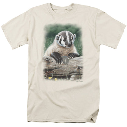 Wildlife Out Of The Meadow Mens T Shirt Cream Officially Licensed