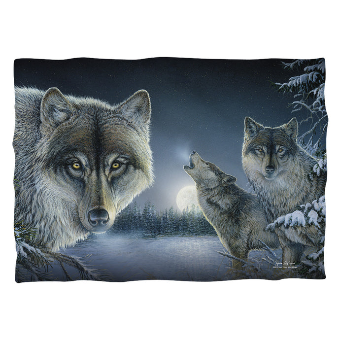 Wild Wings Midnight Wolves 2 Pillow Case