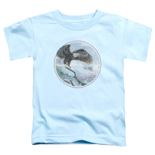 Wild Wings Wild Glory Toddler Kids Youth T Shirt Light Blue