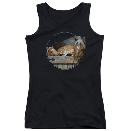 Wild Wings Everyone Loves Kitty Womens Tank Top Shirt Black