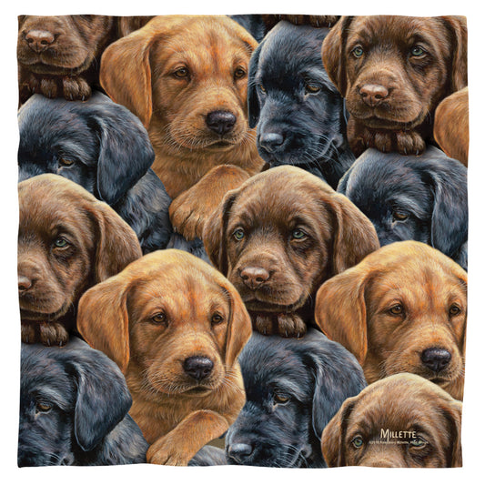 Wild Things Labrador Puppies Bandana Officially Licensed