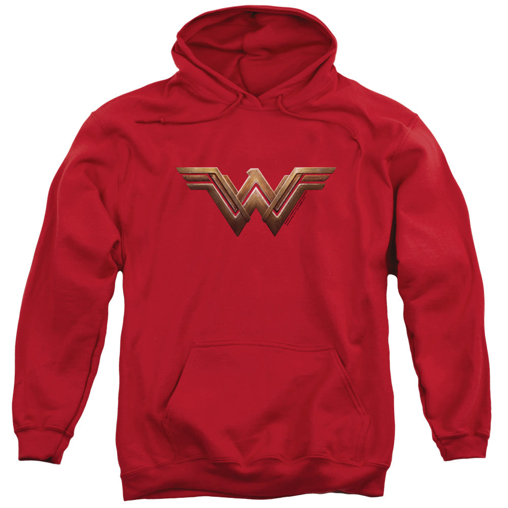Wonder Woman Movie Wonder Woman Logo Mens Hoodie Red