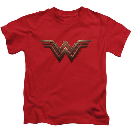 Wonder Woman Movie Wonder Woman Logo Juvenile Kids Youth T Shirt Red