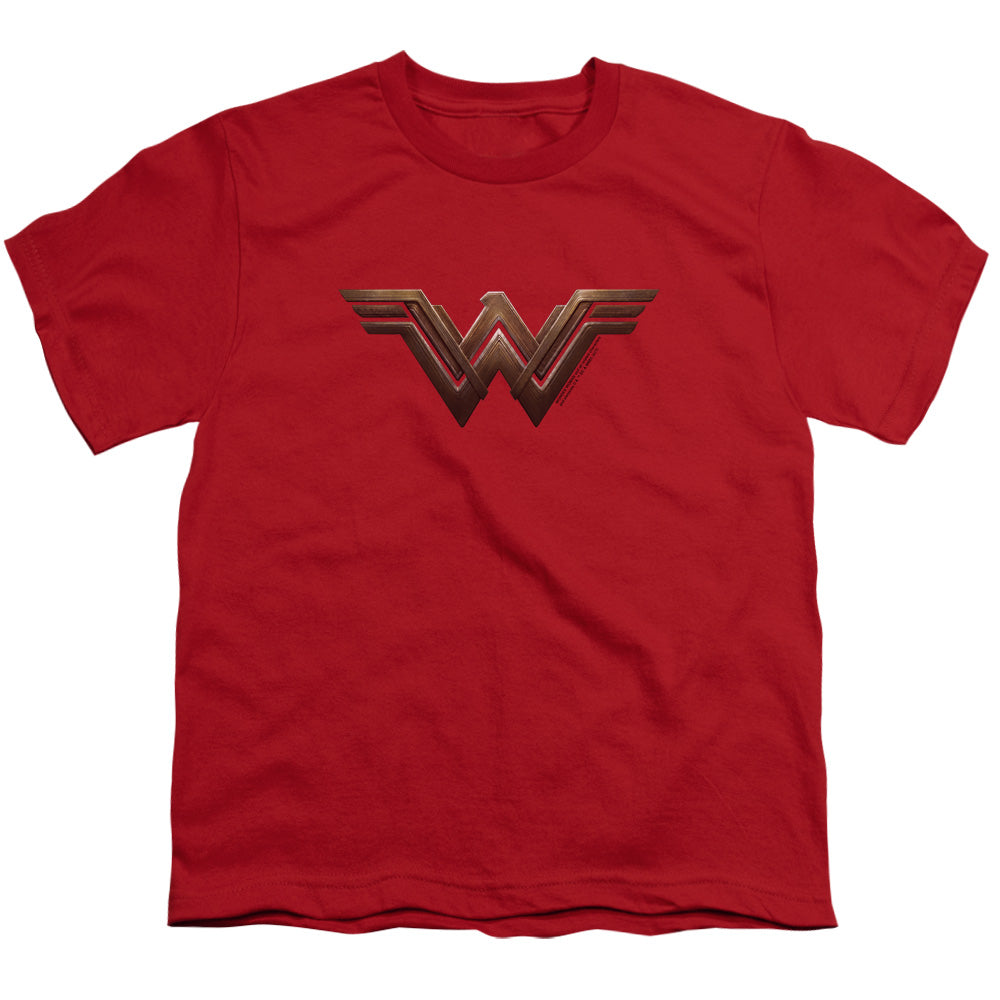 Wonder Woman Movie Wonder Woman Logo Kids Youth T Shirt Red